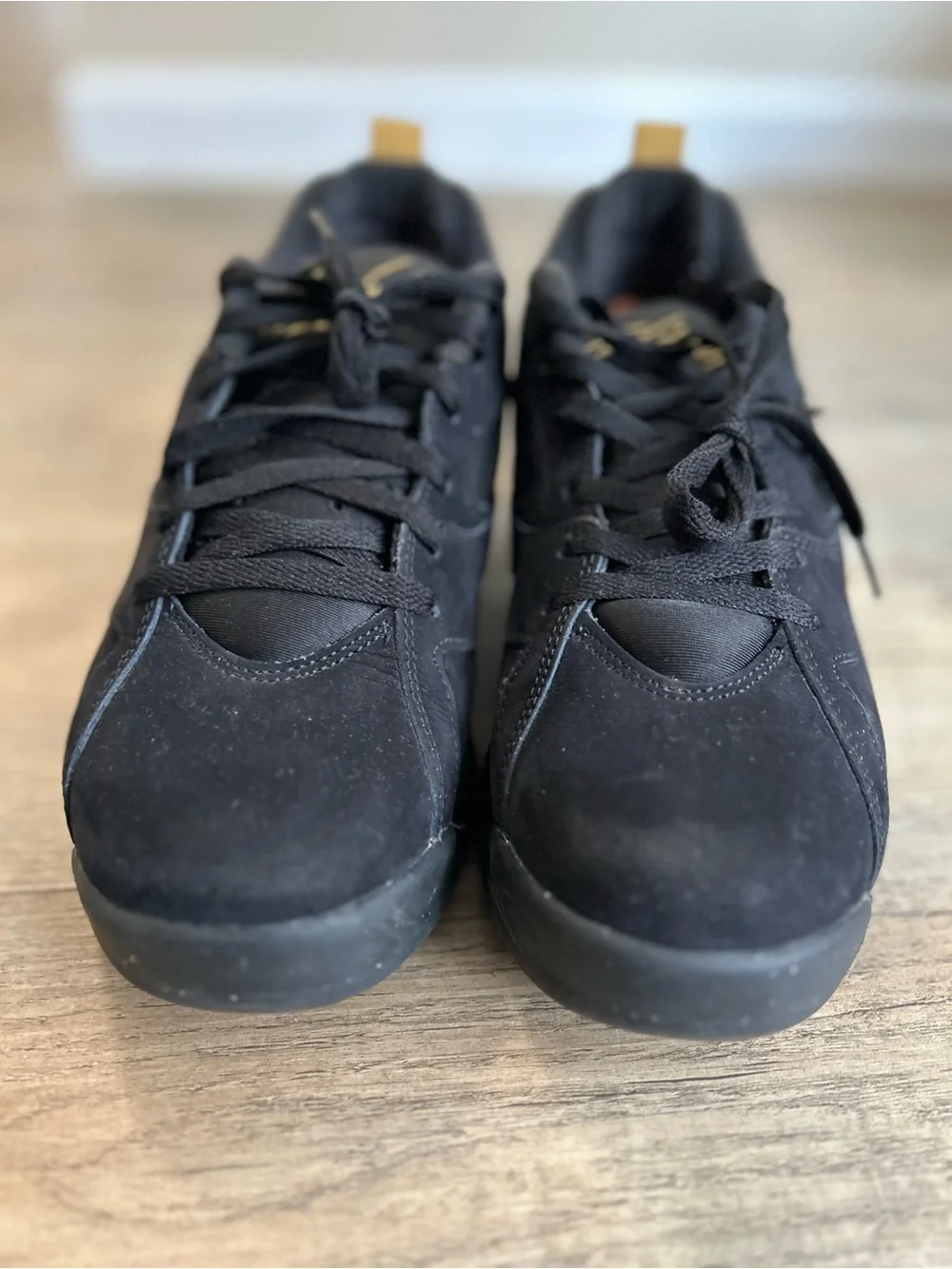 Nike Air Jordan 7 Retro Black Gold Men’s Basketball Shoes – Size 9